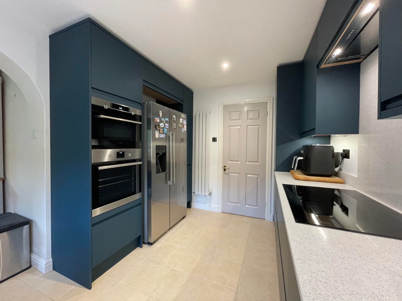 Bespoke kitchen cabinetry with integrated appliances by ADS Carpentry & Joinery
